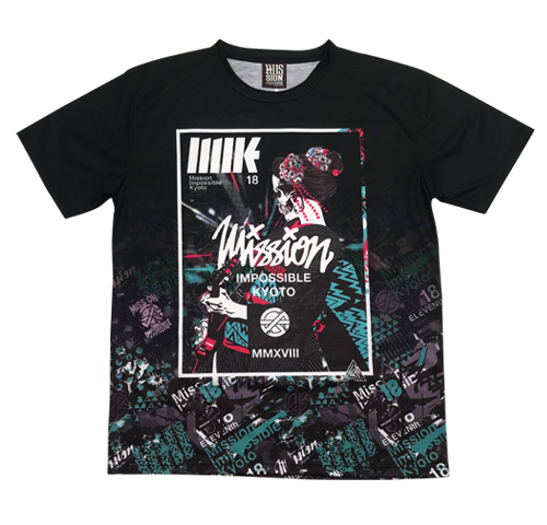 京都大作戦2018 通信販売 】総柄ガイコツ舞妓Tシャツ （8月中旬
