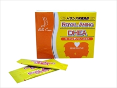 【送料無料】必須アミノ酸　８種・ビタミン１８種・ミネラル２０種を含有パーフェクトフーズ！ポーレン配合健康補助食品アミノ酸４６に元気の源　ソフォン配合：　ローヤルアミノ　ＤＨＥＡ　（１か月分）×３箱セット