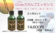 【サロン専売品】Ｃｒｏｉｘ解析サービス、サロン　クリニックで自分の毛髪解析を受けた方用タイプ別スカルプエッセンス！自分のタイプに合わせてお選びください！頭皮マッサージ等の施術用スカルプエッセンス：Ｃｒｏｉｘスカルプエッセンス　２か月分セット５０ｍｌ×２本