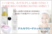ナノ化馬プラセンタ　ＥＧＦ　ＦＧＦ　配合　ＰＡセラミド美容液とフラーレン配合　ゲルマニウム化粧水、アルジレリン配合　しわケアジェル原液クリーム　サロン品質コスメセット　　　しわ　ほうれい線　対策に　：　ＰＡセラミードエッセンスＥＸ　セットＣ