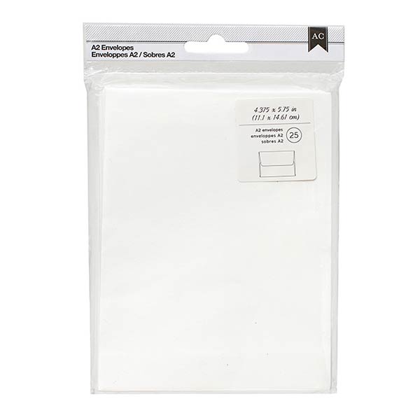 アメリカンクラフト 封筒- A2 Ivory Envelopes(25piece)