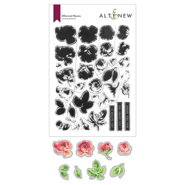 アルテニュー Ethereal Roses Stamp & Die Bundle