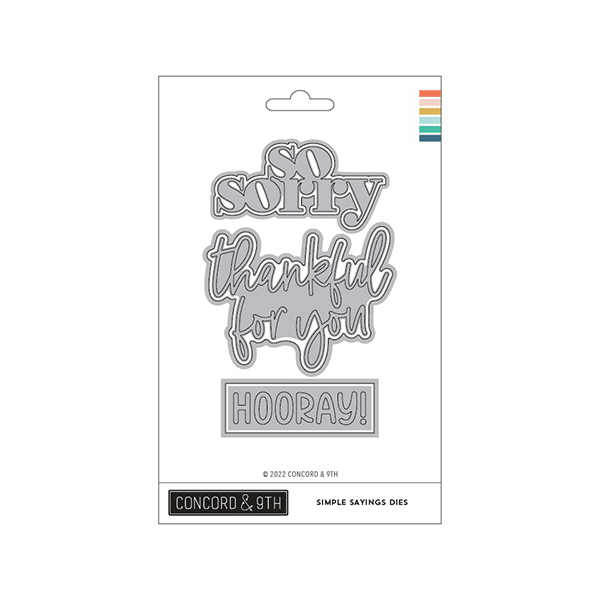 コンコード＆ナインス Simple Sayings