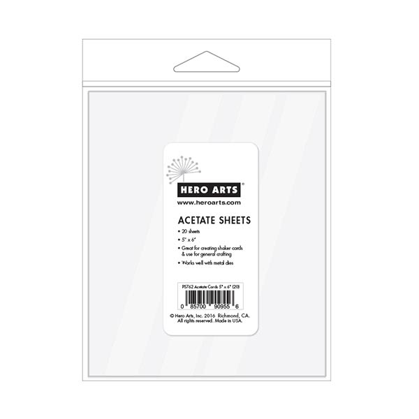 ヒーローアーツ Acetate Sheets (5×6in)