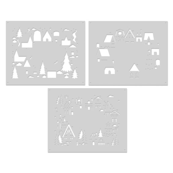 ヒーローアーツ Hero Arts Color Layering Holiday Neighborhood