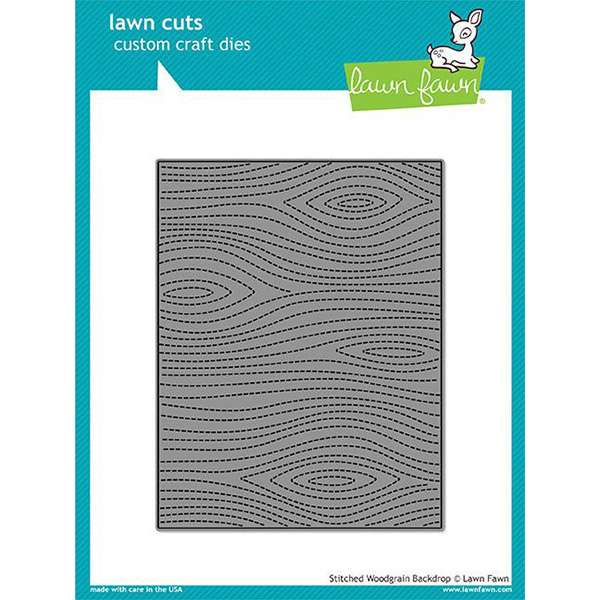 【ローンフォーン/Lawn Fawn】ダイ - stitched woodgrain backdrop
