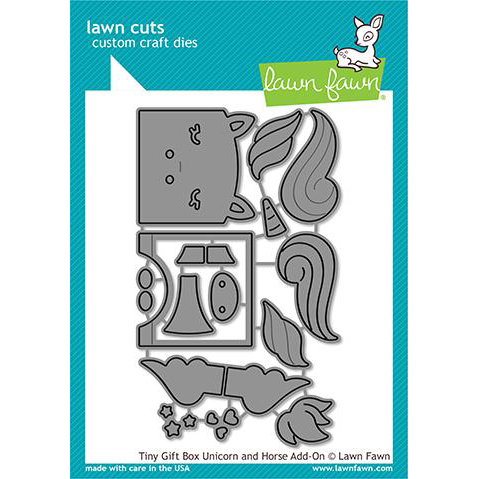 ローンフォーン tiny gift box unicorn and horse add-on