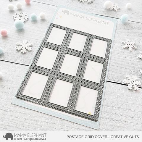 ママエレファント Postage Grid Cover