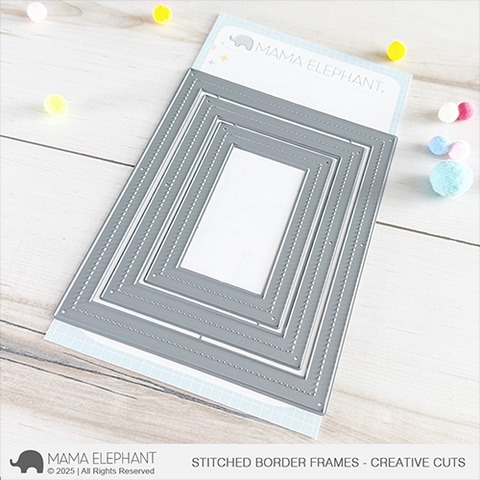 ママエレファント Stitched Border Frames