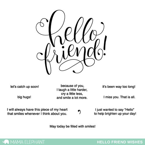 ママエレファント  HELLO FRIEND WISHES