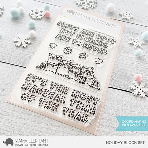 ママエレファント HOLIDAY BLOCK SET