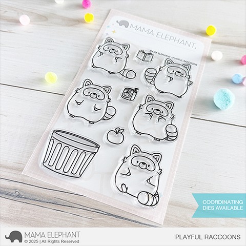 ママエレファント PLAYFUL RACCOONS