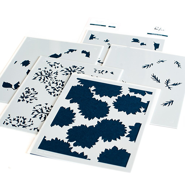 ピンクフレッシュスタジオ Darling Dahlias layering stencil
