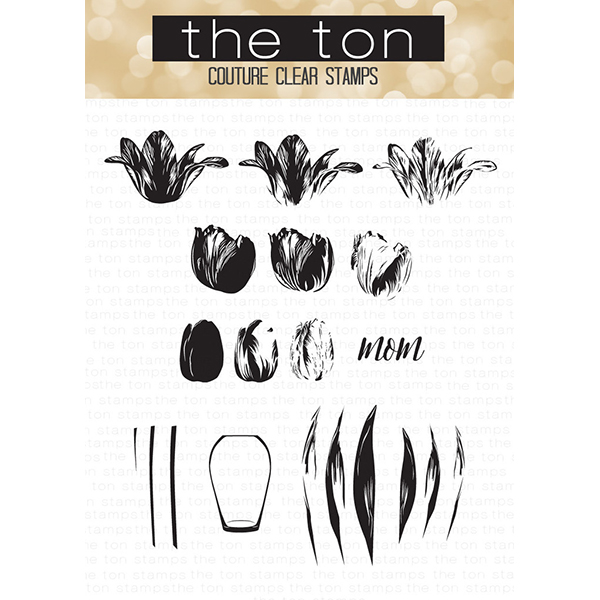 【ザ・トン/The Ton】クリアスタンプ - Fresh Cut Tulips