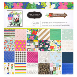 アメリカンクラフト 12インチペーパーパッド - [Chasing Adventures] - Gold Foil