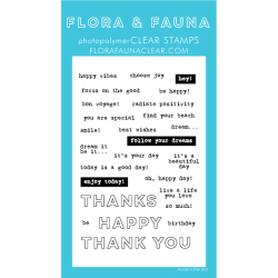 フローラ＆フォーナ クリアスタンプ