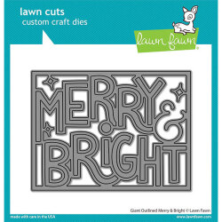 ローンフォーン giant outlined merry & bright