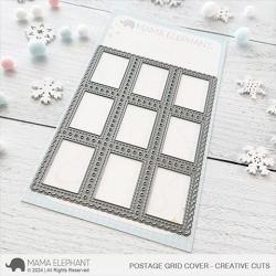 ママエレファント Postage Grid Cover