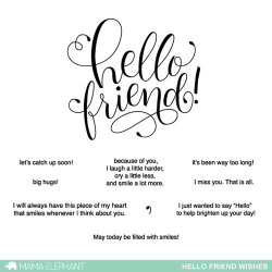 ママエレファント  HELLO FRIEND WISHES