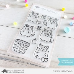 ママエレファント PLAYFUL RACCOONS