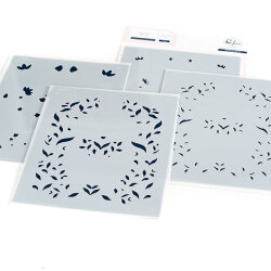ピンクフレッシュスタジオ ステンシル - Spark of Goodness layering stencil