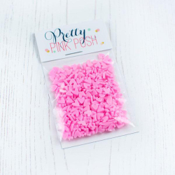 プリティピンクポッシュ　Pink Hearts Clay Confetti
