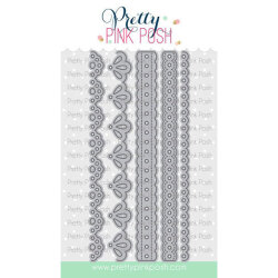 プリティピンクポッシュ Doily Borders