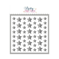 プリティピンクポッシュ Half Stars Stencils (2 Pack)