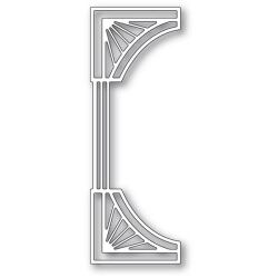 ポピースタンプ Reeded Deco Curve Border