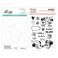 スペルバインダーズ [Say Cheese Classic Mouse Christmas] Stamp & Die Bundle