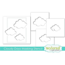 テイラードエクスプレッション Cloudy Days Masking Stencil
