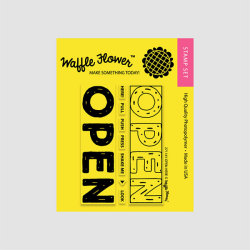 ワッフルフラワー　クリアスタンプ