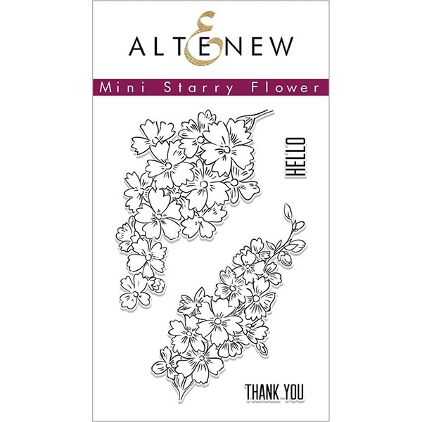 アルテニュー/Altenew】クリアスタンプ - Mini Starry Flower