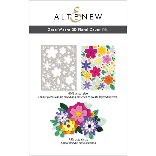 アルテニュー/Altenew】ダイ - Zero-Waste 3D Floral Cover