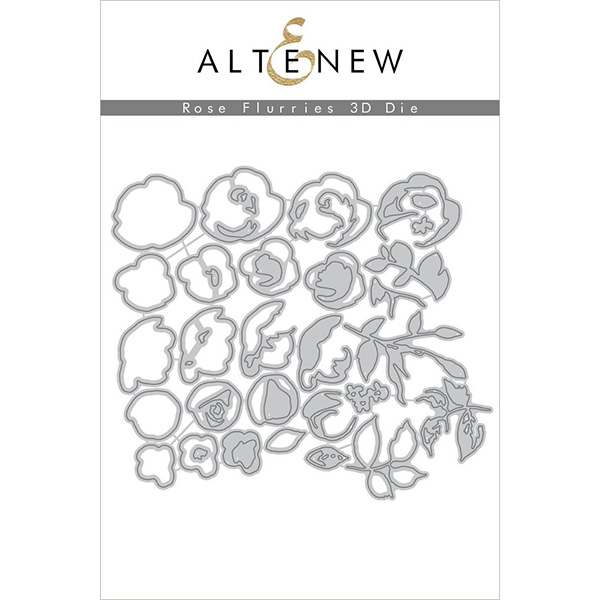 ☆在庫限りで販売終了☆【アルテニュー/Altenew】ダイ - Rose Flurries 3D