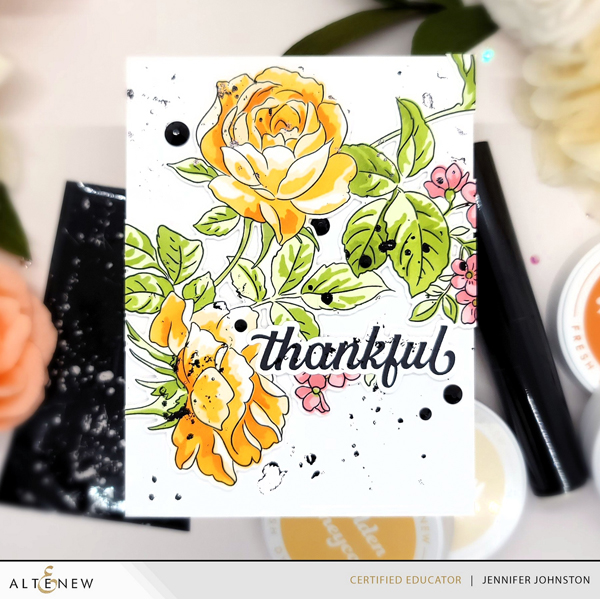 アルテニューSeasonal Bloom スタンプ・ダイ・フォルダー・ステンシル アルテニュー/Altenew】スタンプインクキューブ（ダイインク）4