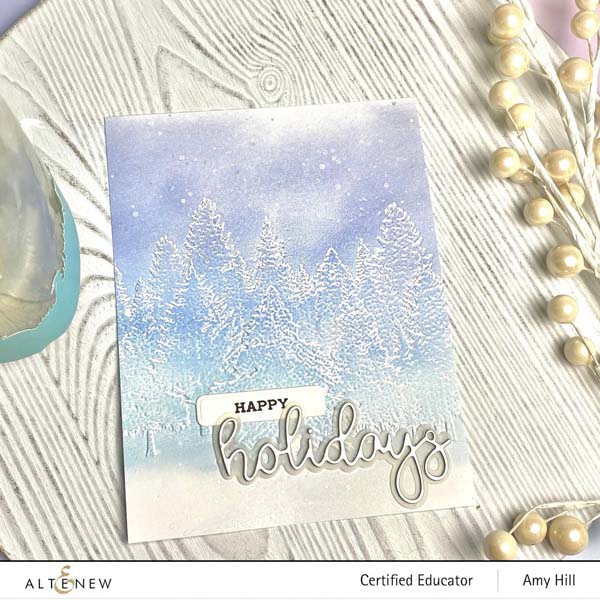 アルテニュー/Altenew】エンボスフォルダー - Pine Forest