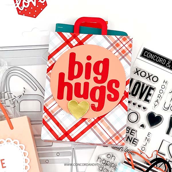 クラフターコンパニオン大/小文字C&9thBundledUpスタンプ&ダイセット コンコード＆ナインス/CONCORD & 9TH】ダイ - In the Bag