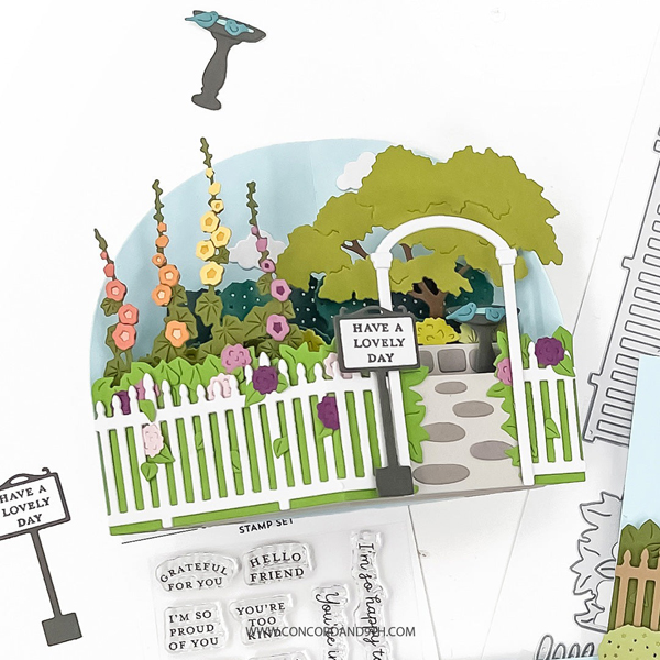 コンコード＆ナインス/CONCORD & 9TH】クリアスタンプ - Secret Garden