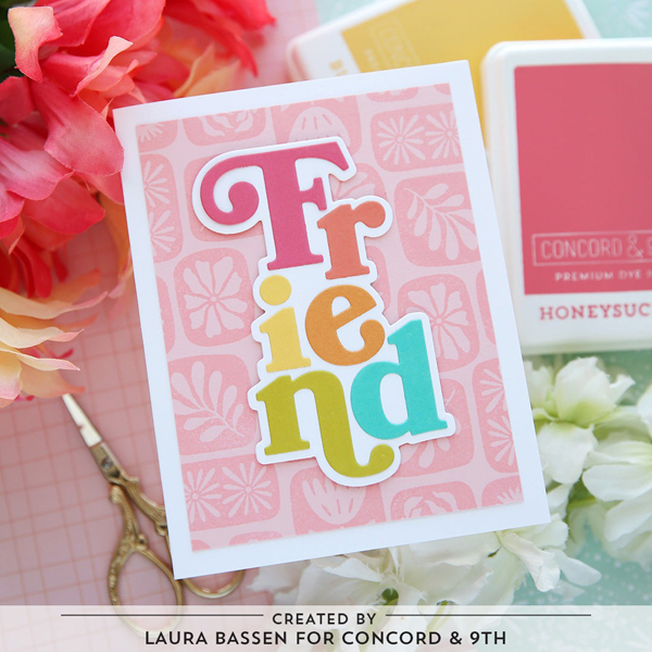 コンコード＆ナインス/CONCORD & 9TH】クリアスタンプ＆ダイ - Tiled