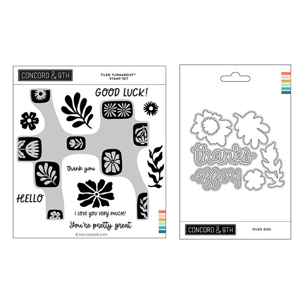 コンコード＆ナインス/CONCORD & 9TH】クリアスタンプ＆ダイ - Tiled