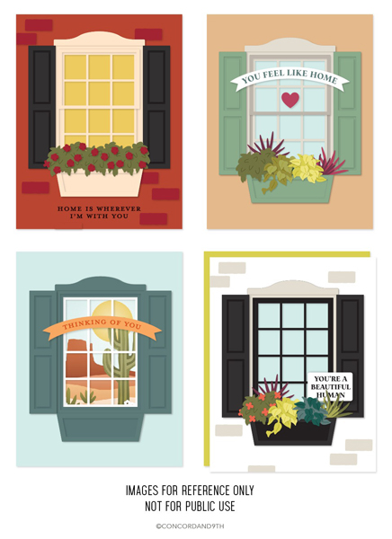 コンコード＆ナインス/CONCORD & 9TH】クリアスタンプ＆ダイセット