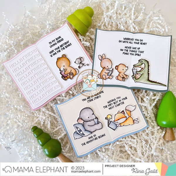 クリアスタンプ　ママエレファント ママエレファント/MAMA ELEPHANT】クリアスタンプ＆ダイセット