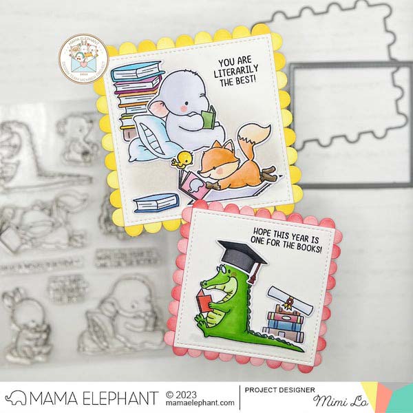 クリアスタンプ　ママエレファント ママエレファント/MAMA ELEPHANT】クリアスタンプ＆ダイセット