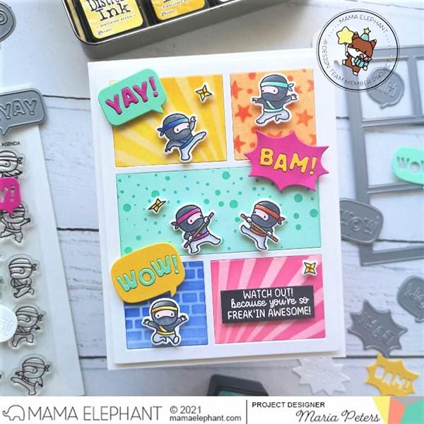 ママエレファント/MAMA ELEPHANT】クリアスタンプ - LITTLE
