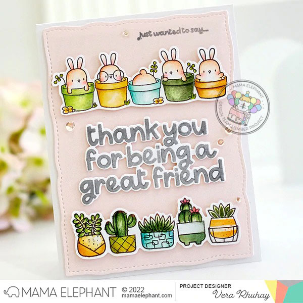 ママエレファント/MAMA ELEPHANT】クリアスタンプ＆ダイセット