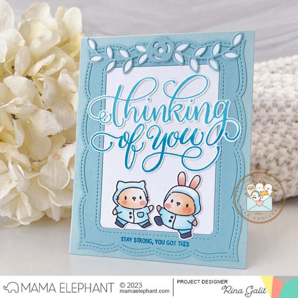 ママエレファント/MAMA ELEPHANT】クリアスタンプ - THINKING OF YOU