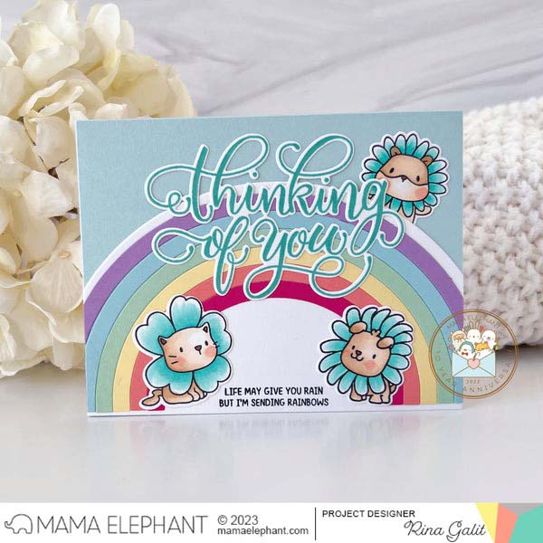 クリアスタンプ　ママエレファント ママエレファント/MAMA ELEPHANT】クリアスタンプ - TYPED THANK
