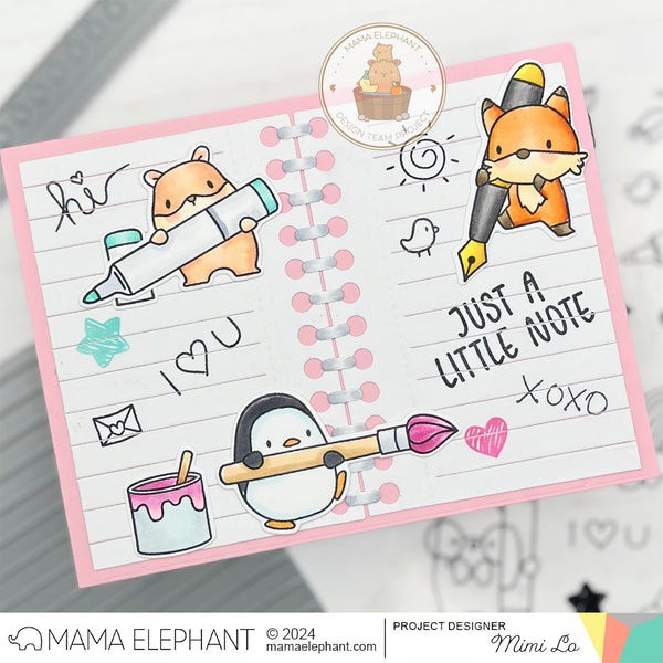 ママエレファント/MAMA ELEPHANT】クリアスタンプ - DONUT TREATS