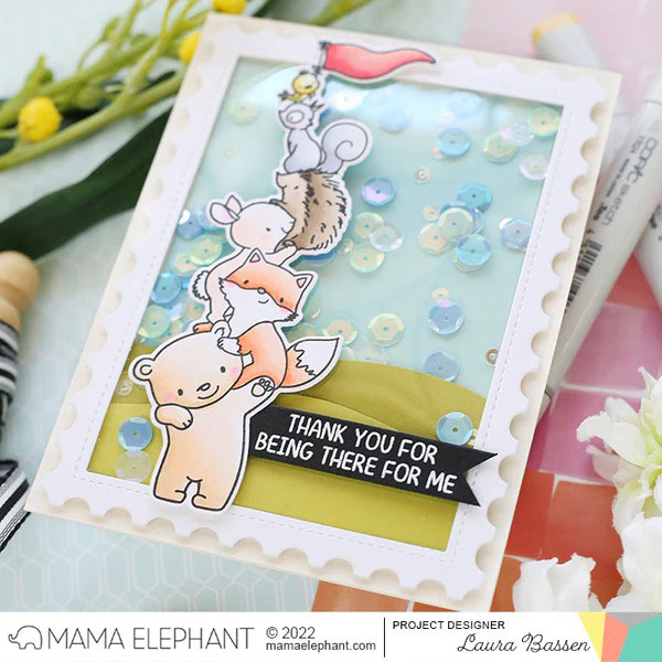 ママエレファント/MAMA ELEPHANT】クリアスタンプ＆ダイセット